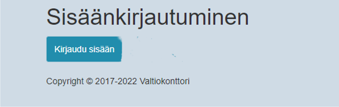  -tunnistautuminen Kuntien ja hyvinvointialueiden  taloustietopalvelun Usertest-palvelussa - Valtiokonttori