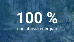 100 % uusiutuvaa energiaa