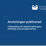 Målen för hållbar utveckling i kärnan av ansvarsrapporteringen