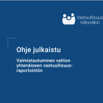 Kestävän kehityksen tavoitteet vastuullisuusraportoinnin ytimessä