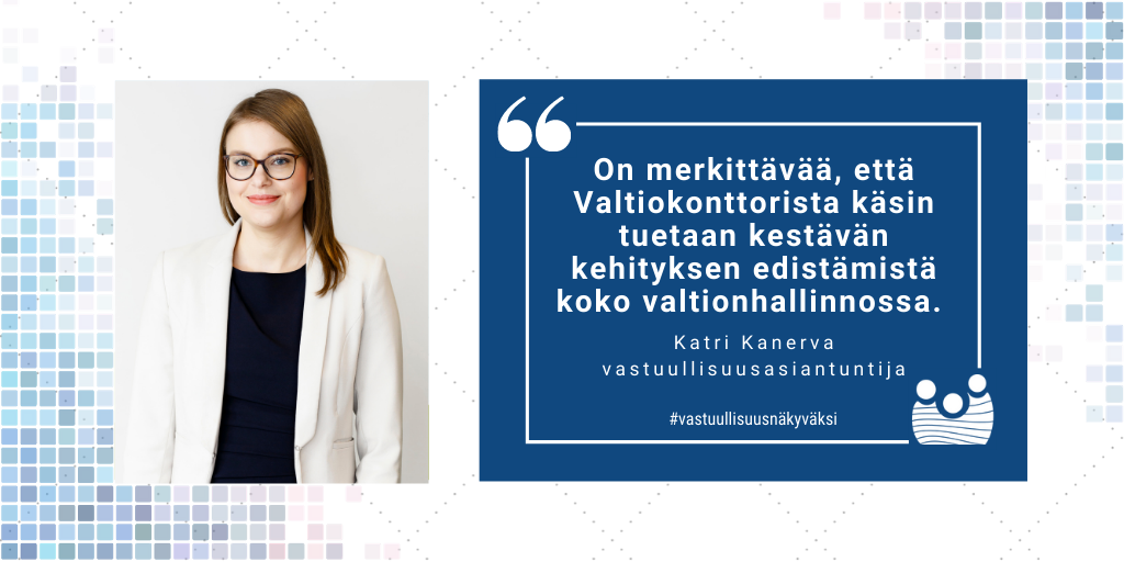 Katri Kanerva Kehittää Valtionhallinnon Vastuullisuustyötä Innolla ...